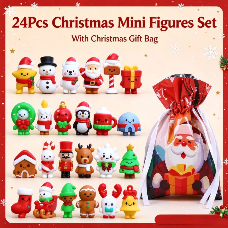 Christmas Mini Figures Blind B - огляд і ціна Kids Toys Xmas