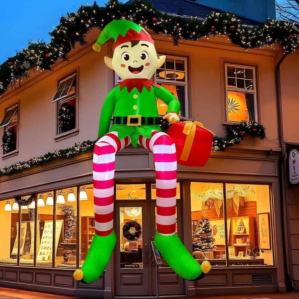 8FT Christmas Inflatables Sitt - огляд і ціна Kids Toys Xmas