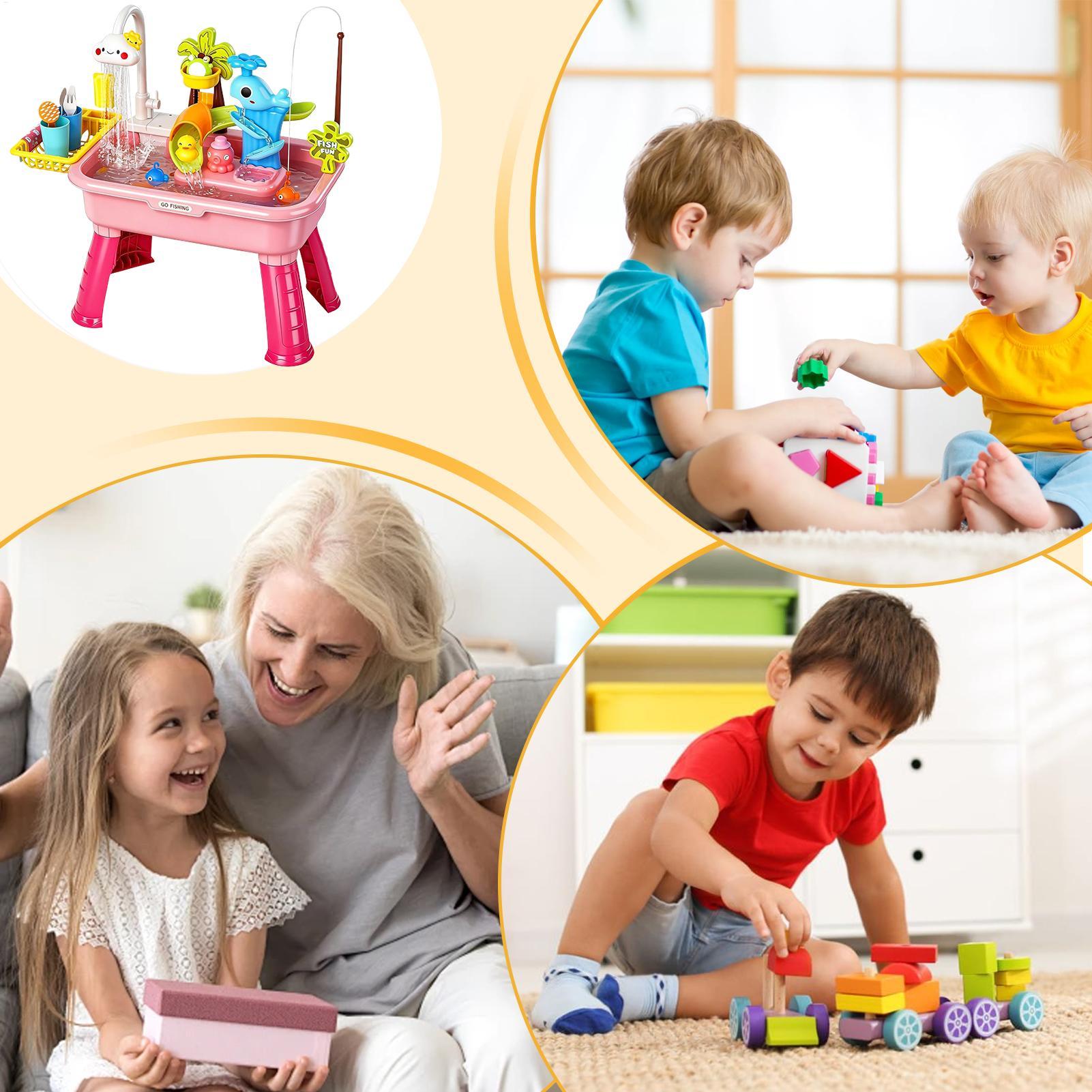 Kids Electric Play Sink with R - огляд і ціна Kids Toys Kitchen Set